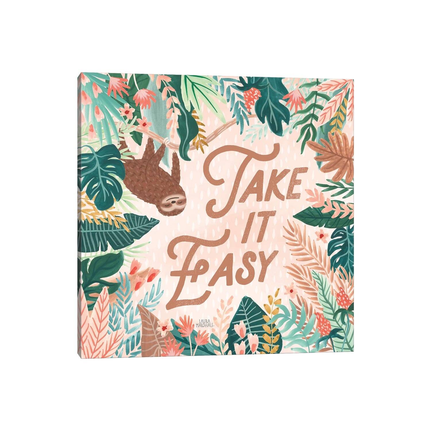 iCanvas "Jungle Hangout III" by Laura Marshall Canvas Print Bed Bath & Beyond 33387499